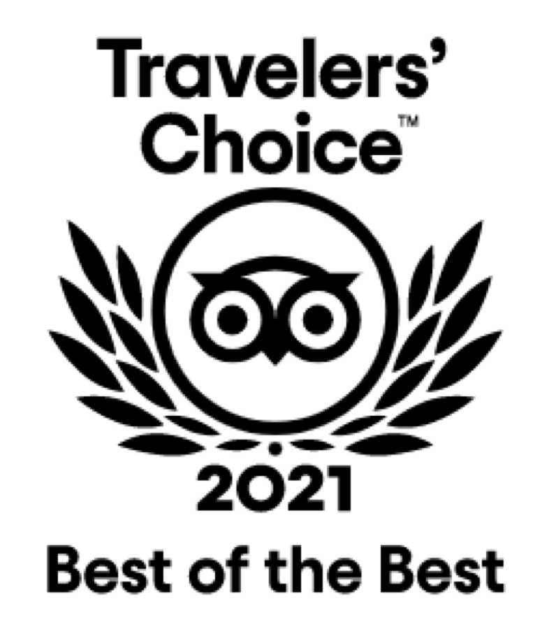 TripAdvisor Travelers' Choice Best of the Best 2021 award